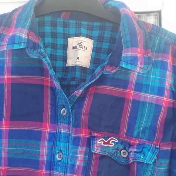 HOLLISTER PRETTY PLAID SHIRT - Picture 2 of 7